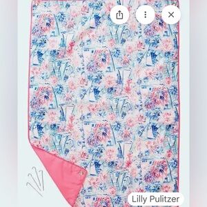 Lilly Pulitzer Packable Beach Mat Sea to Shining Sea Print